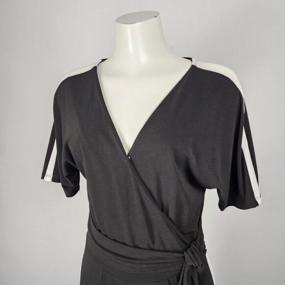 Black Tape_ Black & White Stripe Jumpsuit Size S - Picture 2 of 11